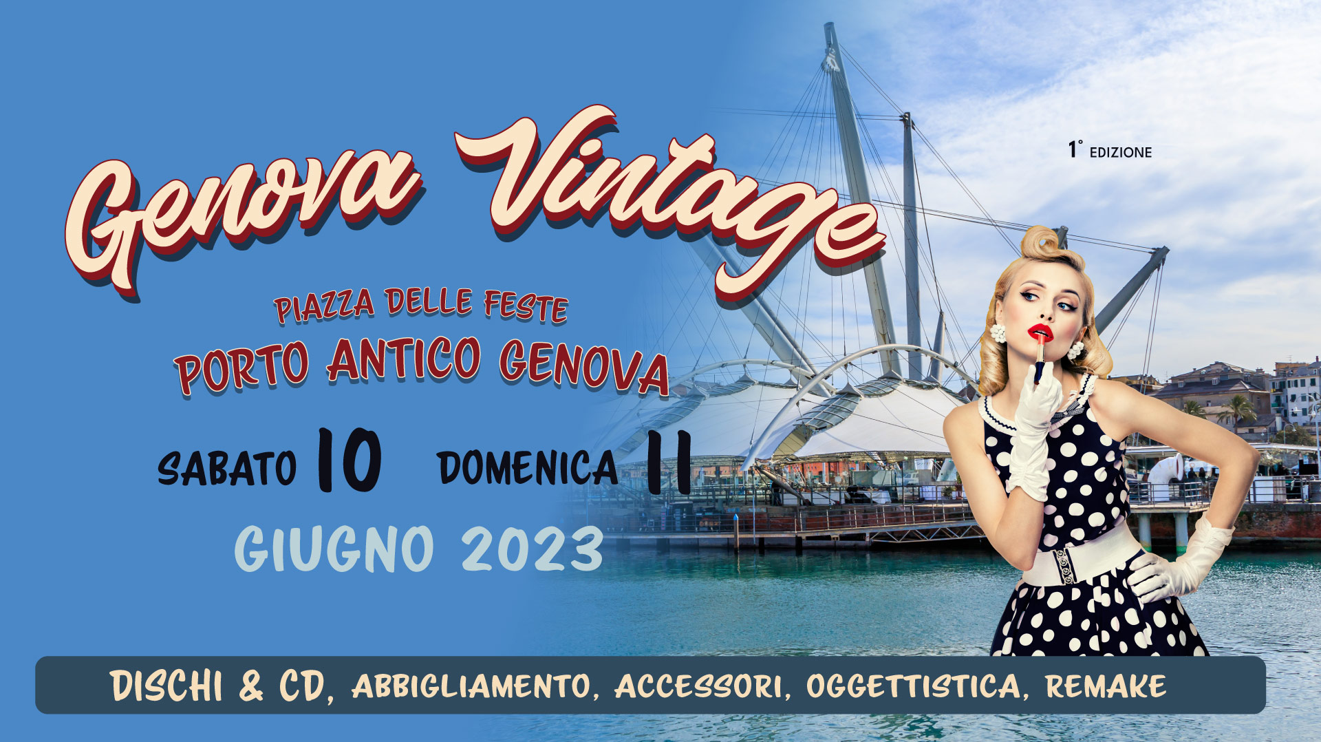 Genova Vintage 2023 | sabato 10 e domenica 11 - Giugno 2021