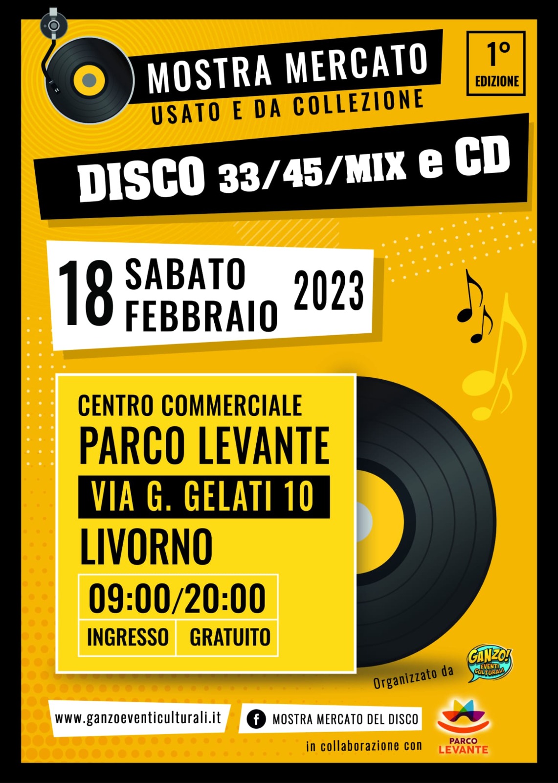 Mostra del disco - Parco Levante Livorno - 18 febbraio 2023